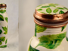 अर्चना ❋  Printed copper flask  ❋ 39 { 950ml }